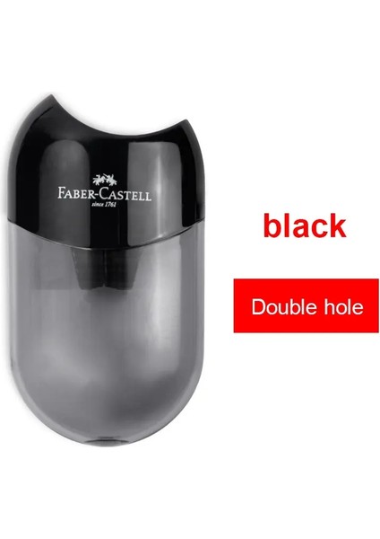 1pc Çift Delikli Kalemle Kalemtıraş Şeffaf Kalem Bıçağı Çocuk Öğrencisi Kesme Manuel Kurşun Kalemler Kırtasiye Okulu Malzemeleri (Yurt Dışından)