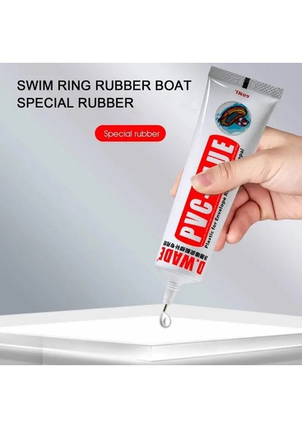 Pvc Yapıştırıcı Şişirilebilir Tekne Onarımı Tutkallı Su Geçirmez Pvc Şişirilebilir Tutkal Pvc Tekneleri Hava Yatağı Şişirilebilir Oyuncaklar Onarım 60ML (Yurt Dışından)