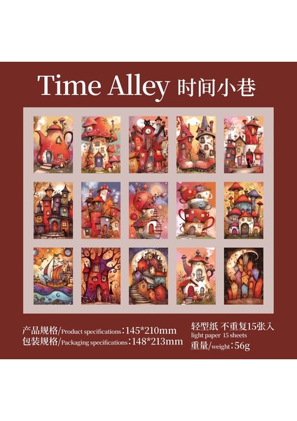 15PCS/LOT Kawaii Kırtasiye Çıkartmaları Peri Masalı Dünya Günlüğü Planlayıcısı Dekoratif Çıkartmalar Scrapbooking Zanaat RengiShijianxiao (Yurt Dışından)