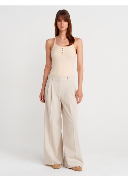 21106 Düğme Detaylı Askılı Atlet-Taş fırsatları