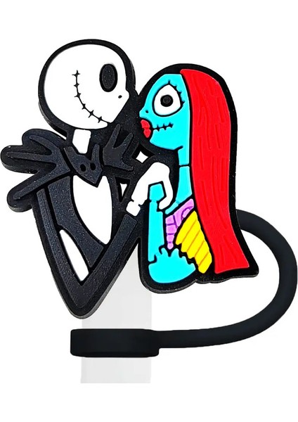 Kabus Noel Silikon Saman Kapak Kapağı 10MM Içecek Saman Tapası Yeniden Kullanılabilir Sıçrama Kanıtı Içme Fit Kupa Saman Kapağı Charmcolor1 (Yurt Dışından)