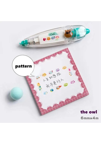 Yaratıcı Sevimli Dekorasyon Düzeltme Bantları Pres Türü Düzeltici Bant Öğrenci Koreli Kırtasiye Kaseti Çocuk ToycolorThe Bowl (Yurt Dışından)