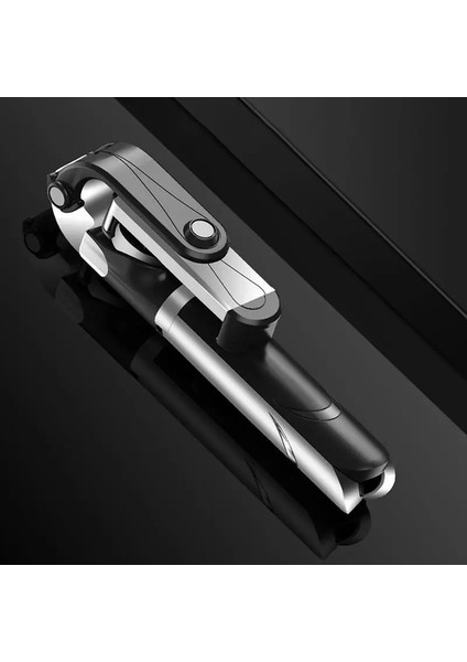 Taşınabilir Kablosuz Uzaktan Deklanşör Selfie Çubuk Tripod Iphone 14 13 Pro Max Android Xiaomi Cep Telefonu Stand Tutucu Aksesuarları Siyah Beyaz (Yurt Dışından)