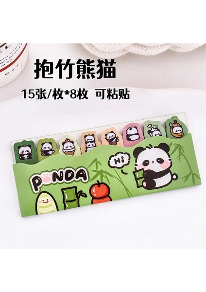 Kawaii Karikatür Panda Yapışkan Notlar Kawaii Kendi Kendine Yapışkan Not Pedleri N Keze Çıkartmalar Dıy Çıkartma Kırtasiye NotepadcolorC (Yurt Dışından)