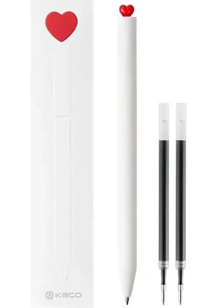 0.5mm Siyah Mürekkep Pens Kawaii Döndür Jel Kalem Öğrencileri Yazan Marker Kalem Okulu Ofisi Kırışım KurtarıcıBeyaz Kırmızı (Yurt Dışından)