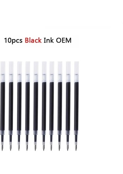 Lopet Meyveli Kalem Bükülme Eylem St-Nib Gradyan Çubuğu Düşük Yerçekimi Jel Kalemler 0.5mm Toksik Olmayan Hızlı Kuru Sevimli Estetik IstasyoncukolOem 10PCS Siyah Çekirdek (Yurt Dışından)