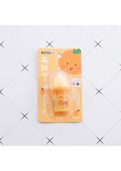 1 Adet Lytwtw's Sevimli Kawaii Suyu Dondurma Düzeltme Bant Kırtasiye Ofis Okul Malzemeleri Şişe Düzeltici 1 Parça Sarı (Yurt Dışından)