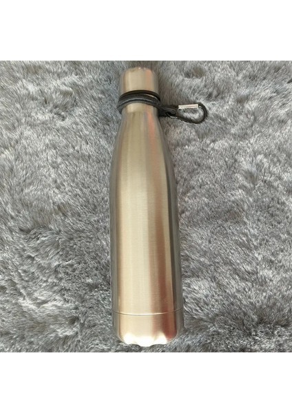 350/500750/1000ML Stainles Çelik Yalıtımlı Vakum Su Şişesi Termos Şişeler Spor Şişeleri Kadın Kola Kupası Bottlecapity350MLGümüş (Yurt Dışından)