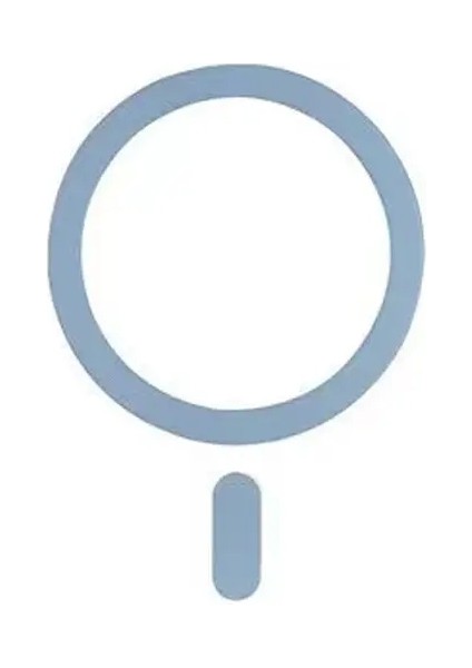 Magsafe Sticker Için Metal Plaka Yüzüğü Manyetik Destek Yüzüğü Evrensel Kablosuz Şarj Cihazı Iphone Için Cep Telefon Sayfası 15PRO Xiaomi 1 Pc Mavi (Yurt Dışından)