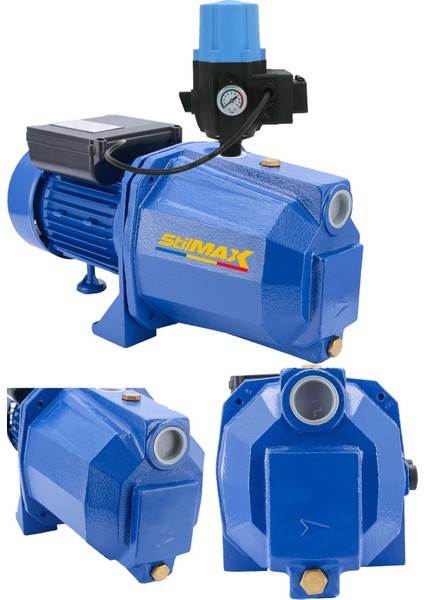 Turbo 1.5hp Tam Otomatik Metal Dişli Sistem Bakır Sargılı Büyük Boy Su Pompası Motoru Hidrofor Set fiyatları
