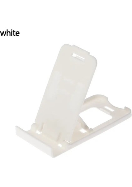 1pc 360 Rotasyon Telefon Tutucu Halkası Katlanabilir Telefon Stand Geri Stand Ultra Ince Çok Açılı Taşınabilir Masa Raf Metal Parmak Kickstand Beyaz (Yurt Dışından)