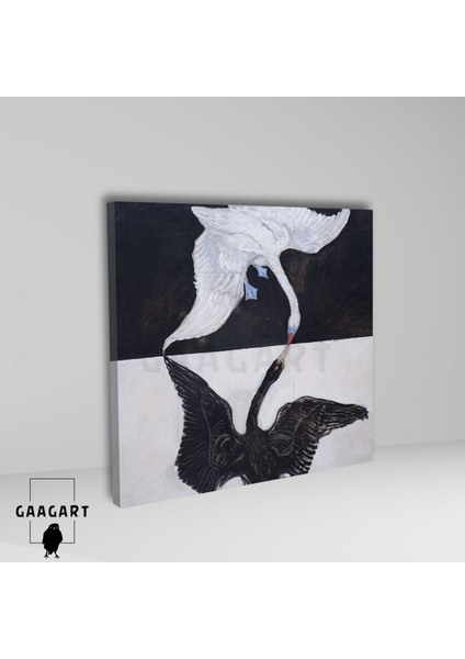 Kare Kanvas Tablo Ünlü Eserler Hilma Af Klint-Group Ix-Suw, The Swan, No. 1 (1915) fiyatları