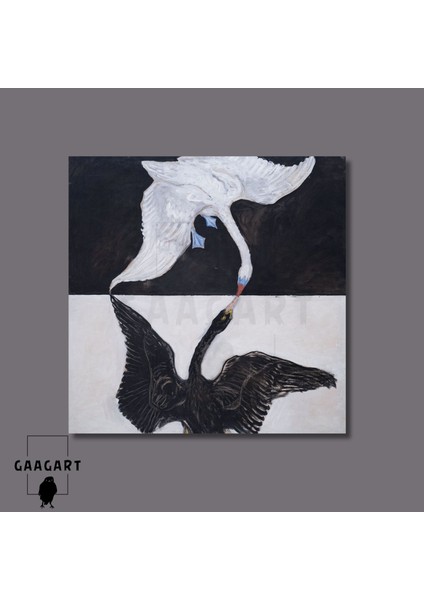Kare Kanvas Tablo Ünlü Eserler Hilma Af Klint-Group Ix-Suw, The Swan, No. 1 (1915) modelleri