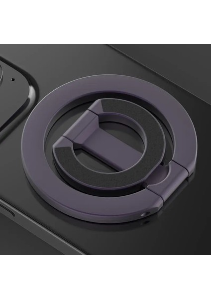 Magsafe Otomobil Için Magsafe Araba Için Manyetik Tutucu Cep Telefonu Magneticy Tutucu iPhone 16 15 14 Samsung Mor (Yurt Dışından)