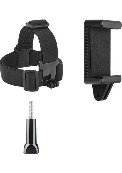 Evrensel Eylem Kamera Kiti Kafa Kayışı Göğüs Kayışı Montaj Gopro Telefon Tutucu Için Ayarlanabilir Video Çekim Akıllı Telefon Destek RolorKafa Için (Yurt Dışından)