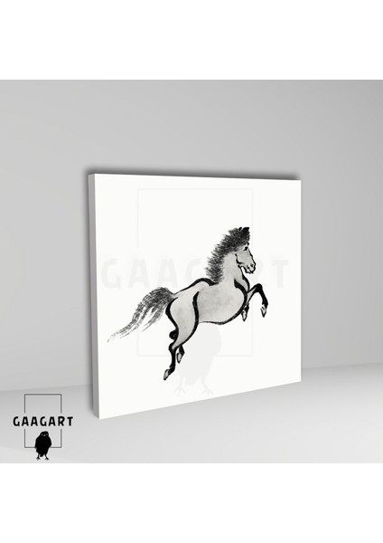 Kare Kanvas Tablo Ünlü Eserler Running Horse fiyatları
