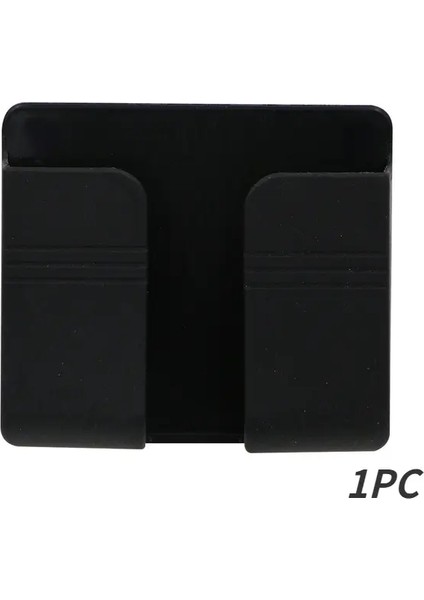 1/4/8pcs Duvar Montaj Mobil Şarj Standı iphone Için Telefon Sahibi Samsung Huawei Tembel Asılı Asılı Uzaktan Kumanda Saklama Kutusu 1pcs-Siyah (Yurt Dışından)