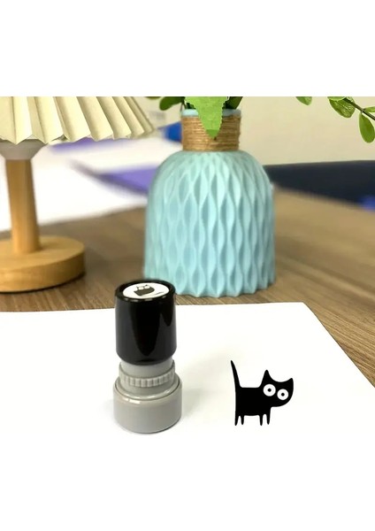4 Stil Sevimli Karikatür Damgaları Güzel Küçük Kara Kedi Damgası Diy Scrapbooking Dekorasyon Günlüğü Kolaj Kırtasiye Style2 (Yurt Dışından)