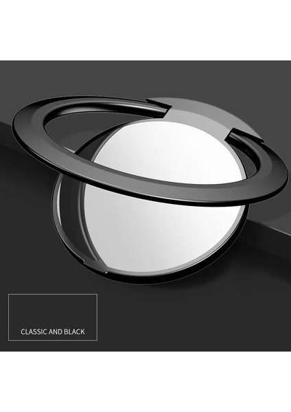 Ultra Ince Parmak Kavrama Yüzüğü Telefon Tutucusu 360 Derece Döndürülebilir Araba Mıknatıslı Tutucu Metal Parmak Yüzüğü Cep Telefonu Için iPhone TabletcolorSiyah (Yurt Dışından)