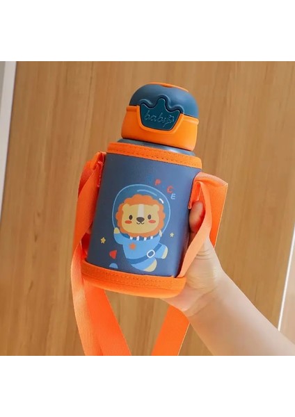 500ML Unicorn Çocuk Termos Şişesi Sevimli Çocuk Termal Su Şişesi Paslanmaz Çelik Termos Kupa Çocuklar Için Taşınabilir Su Kupa Cupcasity: 500ML/RENK: Sarı (Yurt Dışından)