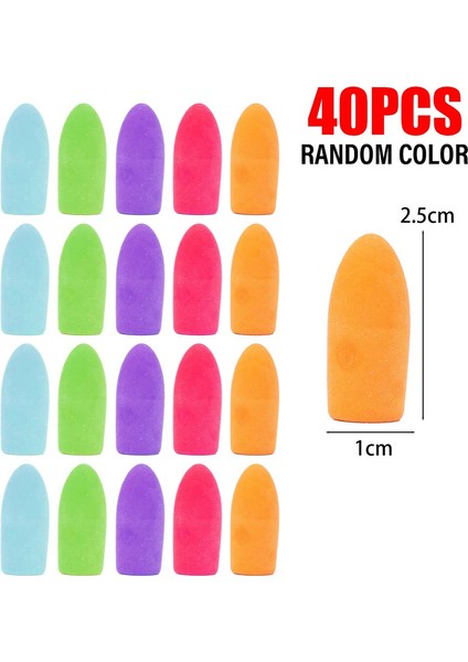 Çok Fonksiyonlu Kalem Üst Silgi Kapakları Ahşap Kalemler Silgiler Topper Öğrenci Boyama Düzeltme Malzemeleri Kırtasiye Kalemi CapcolorA-Random 20PCS (Yurt Dışından)