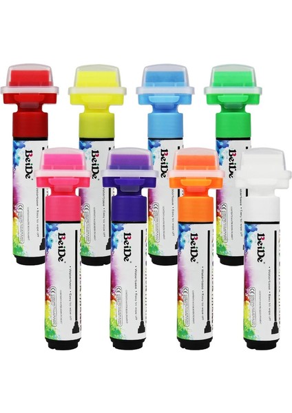 8 Sıvı Tebeşir Işaretçi Kalemi 30MM Silinebilir Graffiti Işaretleri Taş Cam Beyaz Tahta Pencere Sanat Malzemeleri Mavi (Yurt Dışından)