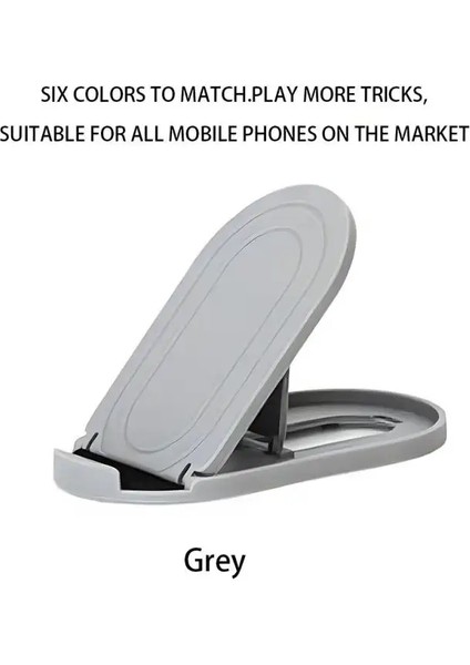 Telefon Standı Plastik Katlanır Cep Telefonu Braketi Akıllı Telefon Mountcolor Için Ayarlanabilir Evrensel Cep Telefonu DesteğiSiyah (Yurt Dışından)