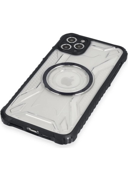 Newface iPhone 11 Pro Max Kılıf Prag Magneticsafe Kapak - Siyah fırsatları