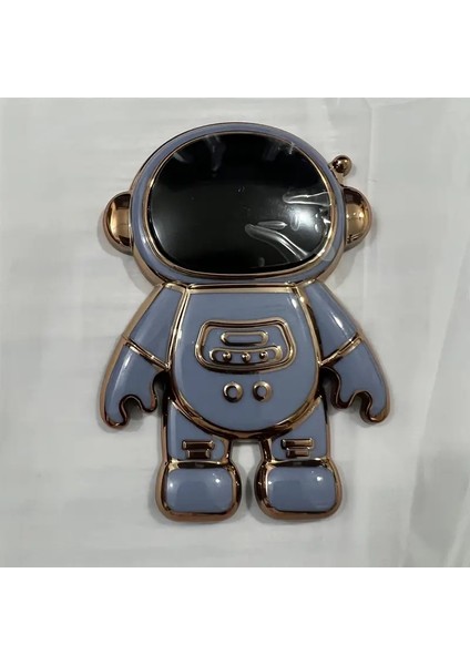 6d Elektroklokasyon Astronot Katlanır Telefon Stand Tutucu iPhone Samsung Xiaomi Case Cartoon Cep Telefon Sticker Tutucu BracketcolorGri (Yurt Dışından)