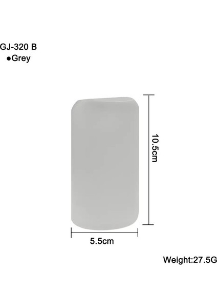1 Adet Silikon Koruyucu Dak Kapak Düz Silindir Termos Kaymaz Cam Su Biberesi Anti-Haşlama ve Isı YalıtımıGJ-320 T 5.5X14.5CM (Yurt Dışından)