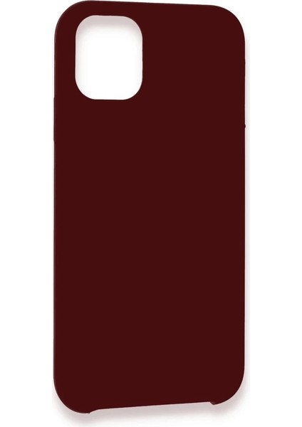 Newface iPhone 11 Pro Kılıf Lansman Legant Silikon - Bordo modelleri