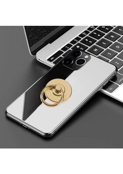 Cep Telefonu Kavrama Tutucu Bütün 304 Paslanmaz Çelik Finger Halka Akıllı Telefon Desteği Iphone 11 Için 14 Pro Max Huawei Samsung Xiaomi Altın (Yurt Dışından)