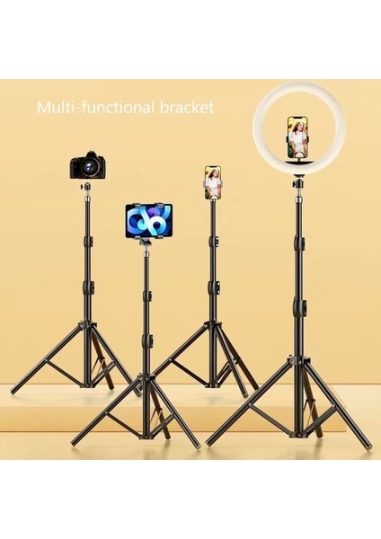 Cep Telefonu Canlı Destek Fotoğraf Tripod Çok Fonksiyonlu Video Kayıt Selfie Landing TripodcolorSiyah (Yurt Dışından)
