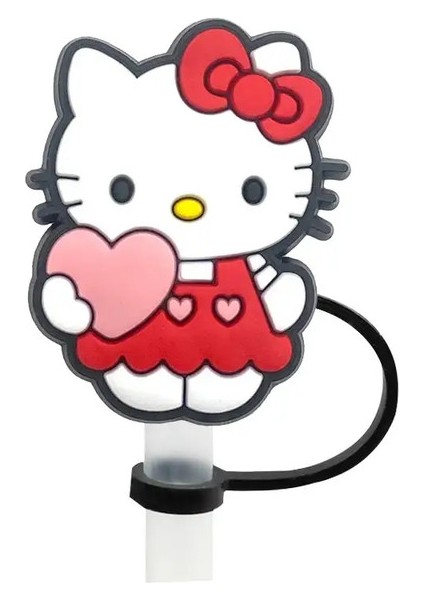 1-25PCS Hello Kitty Miniso Araba Thermos Cup 3040OZ CUP10MM Saman Toppers Yeniden Kullanılabilir Toz Geçirmez Saman Kapcolor2 (Yurt Dışından)