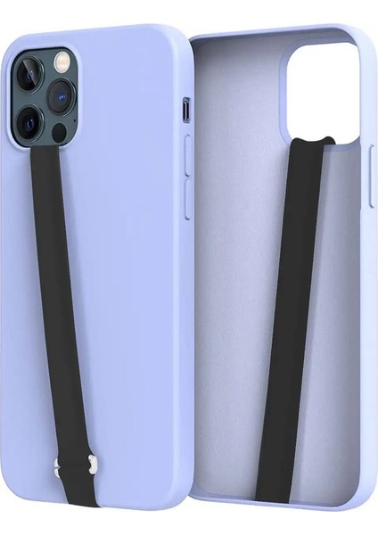 Elastik Silikon Telefon Kayışları Halat Tutucu Yumuşak Silikon Bilek Bant El Bant Kavrama Parmak Yüzük Iphone Samsung Huawei XiaomicolorPink-L (Yurt Dışından)