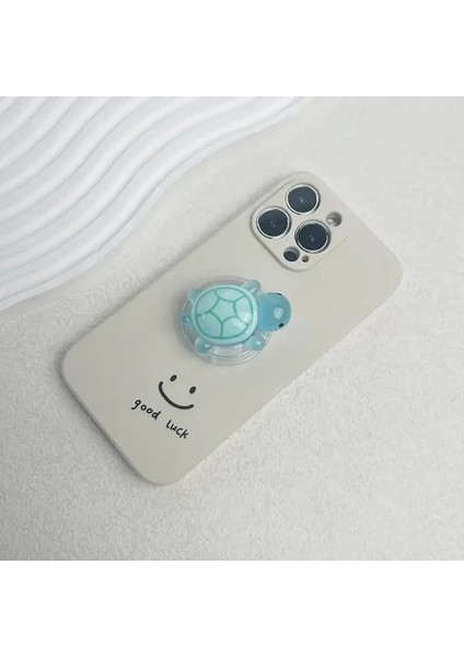 1 Adet Karanlıkta Parlayan Kaplumbağa Telefon Sahibi Mini Reçine Kaplumbağa Tasarımı Genişletilebilir Katlanır Standı Mobil Cihazlar Için Kaymaz Abs KavramaKırmızı (Yurt Dışından)