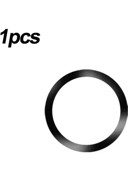Magsafe için manyetik metal yüzük IPhone 16 15 14 13 12 Pro Max Android Telefon Kablosuz Şarj Şarj Cihazı Stand Metal Sticker Ringcolor: Black-A 1pcs (Yurt Dışından)