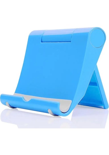 Huawei Samsung Tablet Masaüstü HoldercolorMavi Için iPhone Xiaomi Cep Telefonu Sahibi Için Evrensel Katlanabilir Masa Telefon Sahibi Montaj Standı (Yurt Dışından)