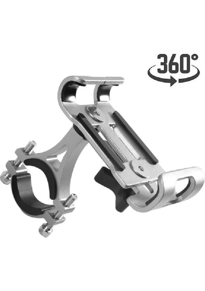 Metal Bisiklet Telefon Tutucu Motosiklet Tol Montaj Kaymaz Dağ Bisiklet (Yurt Dışından)