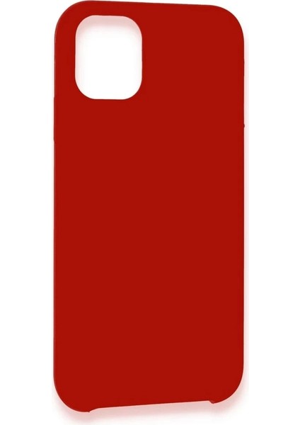 Newface iPhone 11 Pro Max Kılıf Lansman Legant Silikon - Kırmızı modelleri