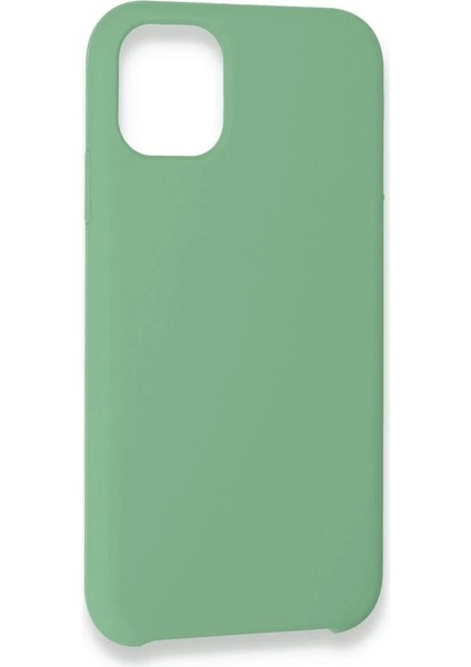 Newface iPhone 11 Pro Max Kılıf Lansman Legant Silikon - Yeşil modelleri