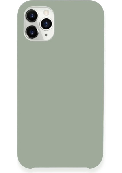 Newface iPhone 11 Pro Max Kılıf Lansman Legant Silikon - Açık Gri