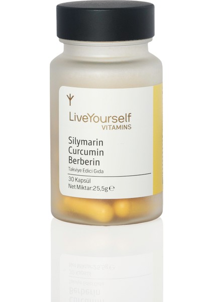 Silymarin, Curcumin & Berberin Içeren Takviye Edici Gıda – 30 Kapsül