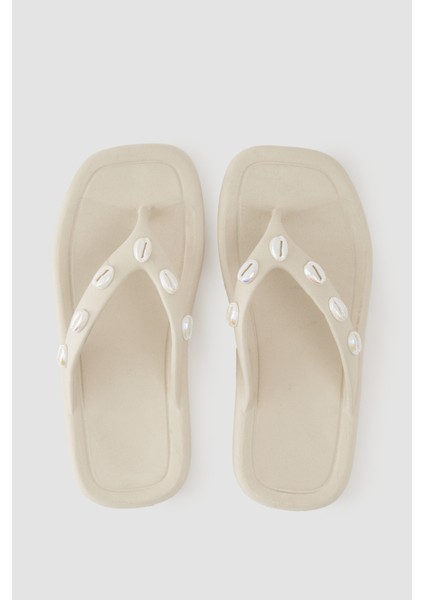 Ocean Deniz Yıldızı Kemik Parmak Arası Eva Plaj Yazlık - Günlük Terlik