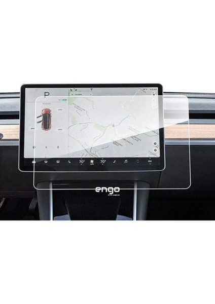 Tesla Model Y 15 Inç Mat Ekran Koruyucu Multimedya Şeffaf fiyatları