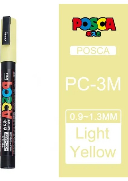 Uni Posca Marker Boya Kalemi, 39 Pc-5m/44 Pc-3m/36 Pc-1m, Akrilik Kaya Boyama Çizim Graffitti Işaretleri Sanat Malzemeleri 3m -P2 (Yurt Dışından)