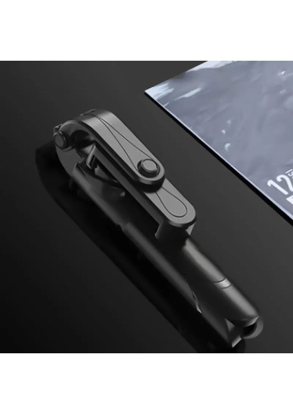 Iphone 14 Için Taşınabilir Kablosuz Uzaktan Deklanşör Selfie Stick Tripod Tripodu 13 Pro Max Android Xiaomi Cep Telefon Stand Tutucu AccessoriescolorSiyah (Yurt Dışından)