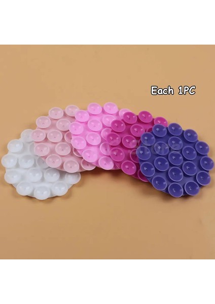 5pcs Taşınabilir Silikon Emme Kupası Telefon Montaj Çift Taraflı Montaj Araba Navigasyon Braketi Evrensel Cep Telefonları StandcolorNo.14 (Yurt Dışından)