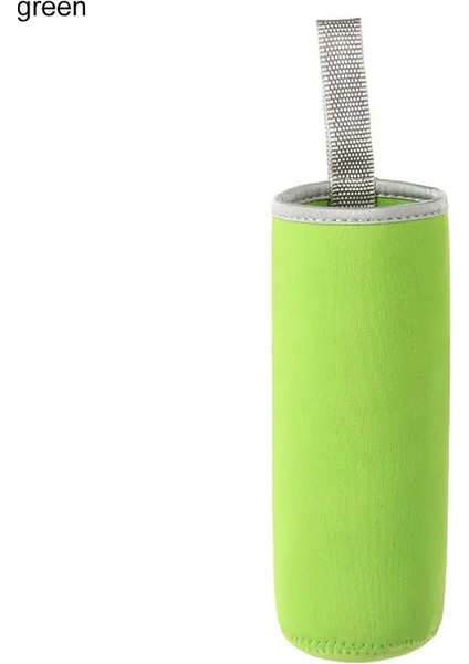 500ML Taşınabilir Neopren Vakum Kupa Kılıf Su Şişesi Kapak Izolatör Kılıf Çanta Cam Şişe Kılıf Kılıfı Spor AccessoriescolorYeşil (Yurt Dışından)