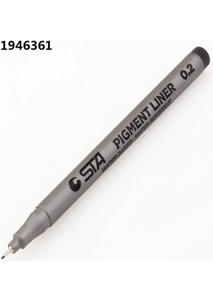 Su Geçirmez Sta Sanat Işaretleri Fırça Kalem Ofisi Öğrenci Okul Boyama Hattı Çizim Siyah Ince Eskiz Kalemler Sanat Malzemeleri 02 (Yurt Dışından)